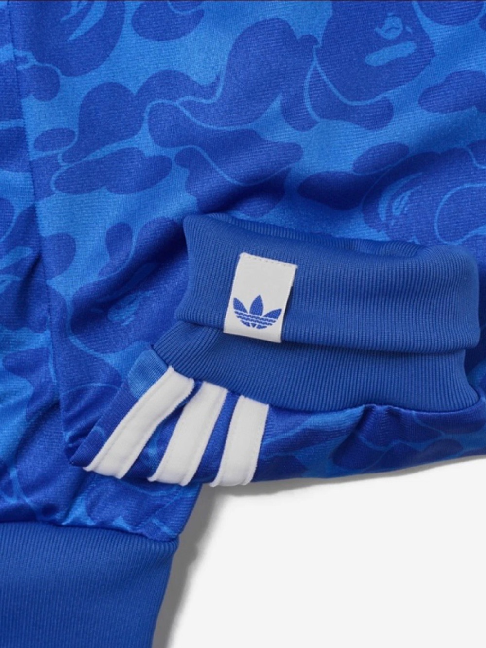 Adidas x BAPE Blue Camouflage Track Jacket - Picture 6 of 6